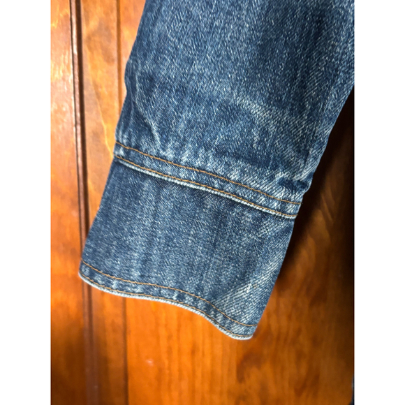 Vintage 70s Levi’s Orange Tab Denim Chore Coat USA Made Medium - Picture 5 of 14